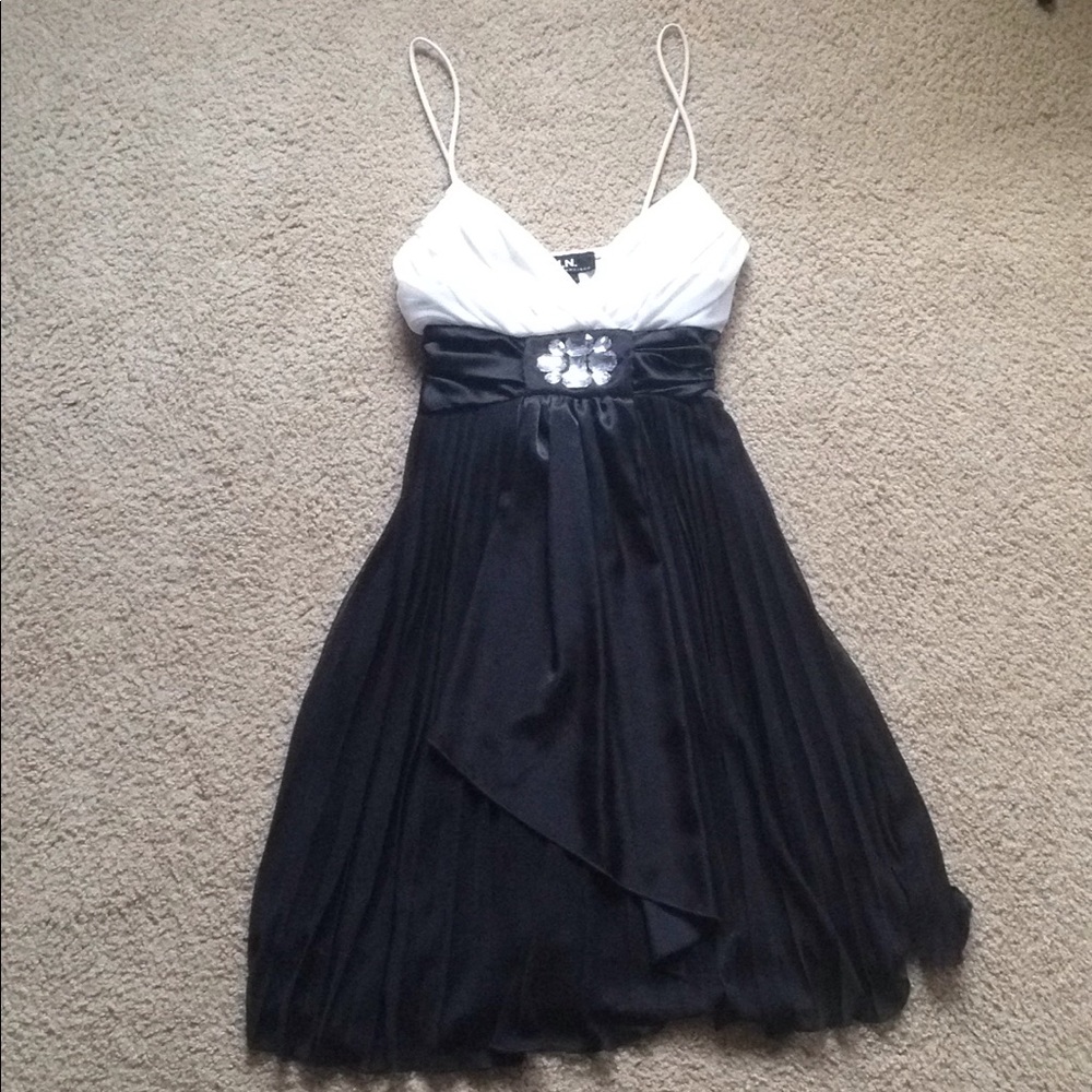 Black and White Formal Dress